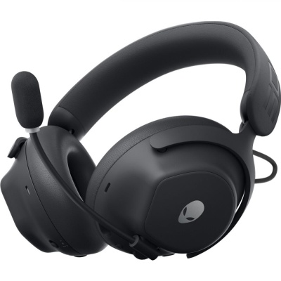 Alienware Pro Wireless Gaming Headset, Connectivity Technology: Wired/Wireless, Wireless Technology: Bluetooth, Wireless Operating Distance: 30m, Bluetooth Standard: Bluetooth 5.3, Impedance: 32 Ohm, Features: 50mm graphene-coated drivers, 2-mic AI noise - Img 9