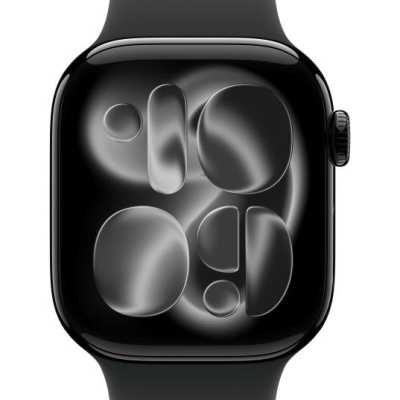 Apple Watch 42mm Sport Band: Black Sport Band - S/M