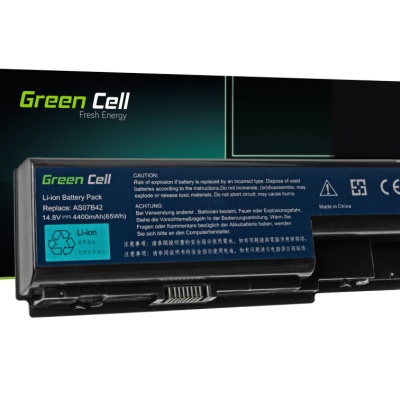 Baterie compatibila Green Cell pentru laptop Acer Aspire 5220 5230 5320 5520 5720 5730 5739 5910 6920 7235 7730 7738 7740 7920 8920, Extensa 7230 7630 7730, model Acer AS07B31 AS07B32 AS07B41 AS07B42 AS07B51 AS07B52 AS07B61 AS07B71 AS07B72 - Img 3