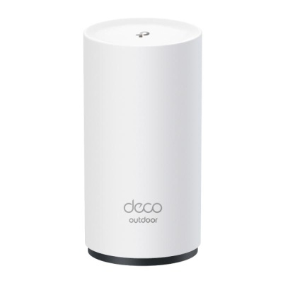 BE3600 Outdoor/Indoor Mesh Wi-Fi 7 Unit SPEED: 688 Mbps at 2.4 GHz + 2882 Mbps at 5 GHz SPEC: Internal Antennas, 2× 2.5 Gigabit Ports (WAN/LAN auto-sensing), IP65, PoE and AC Power Supply FEATURE: Deco App, Router/AP Mode, IPv6, IPTV, HomeShield