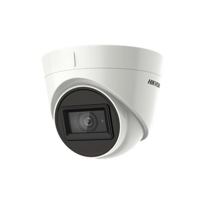 Camera de supraveghere Hikvision TURRET, DS-2CE76H8T- ITMF(2.8mm); 5 MP; Fixed Lens: 2.8mm; 5MP@20fps, 4MP@25fps(P)/30fps(N) (Default), EXIR, 20m IR, Outdoor EXIR Turret, ICR, 0.005 Lux/F1.2, 12 VDC, Smart IR, True WDR, 3D DNR, OSD Menu(Up the Coax),
