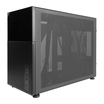 Carcasa 1stPlayer® MI6-EV, Micro-ATX, display 8 inches, 4 ventilatoare aRGB, negru - Img 11
