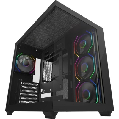 Carcasa AQIRYS Orcus, RGB, Mid Tower, Black