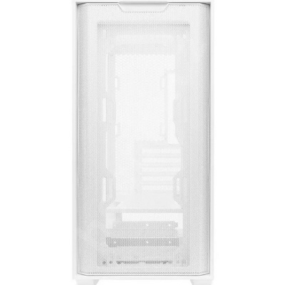 Carcasa ASUS A21 PLUS Mid Tower ARGB ALB, Tempered Glass, Sloturi Expansiune 5, Drive Bays: 2x3.5" sau 2x2.5" 1x2.5", Ventilatoare Suportate: 7 (spate: 1x120mm, fata: 3x120mm sau 2x140mm, sus: 3x120mm sau 2x140mm), Ventilatoare Incluse: 4 (spate: - Img 2