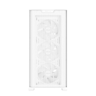 Carcasa ASUS A21 PLUS Mid Tower ARGB ALB, Tempered Glass, Sloturi Expansiune 5, Drive Bays: 2x3.5" sau 2x2.5" 1x2.5", Ventilatoare Suportate: 7 (spate: 1x120mm, fata: 3x120mm sau 2x140mm, sus: 3x120mm sau 2x140mm), Ventilatoare Incluse: 4 (spate: - Img 6