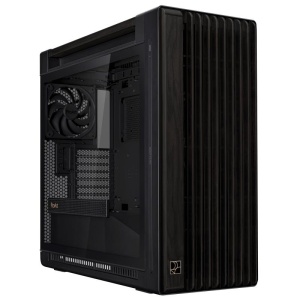 Carcasa ASUS PROART PA602 WOOD EDITION Mid Tower ARGB NEGRU, Tempered Glass, Sloturi Expansiune 8+2 aditional verticale, Drive Bays: 4x3.5"/2.5" 4x2.5", Ventilatoare Suportate: 6 (spate: 1x120mm sau 1x140mm, fata: 2x200mm, sus: 3x120mm sau 3x140mm), - Img 2