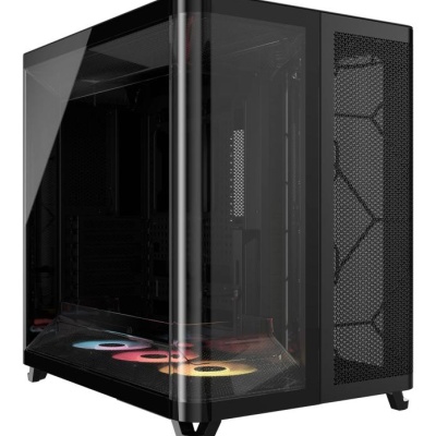 Carcasa CORSAIR AIR 5400 RS-R ARGB, RGB, Mid Tower, Black