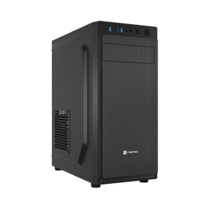 Carcasa NATEC ARACANTA Mid Tower NEGRU, Sloturi Expansiune 6, Drive Bays: 1x3.5" 3x2.5" 1x5.25", Ventilatoare Suportate: 4 (spate: 1x80mm sau 1x90mm sau 1x120mm, lateral: 1x120mm, fata: 2x120mm), Ventilatoare Incluse: 1 (spate: 1x80mm), Format Placa De