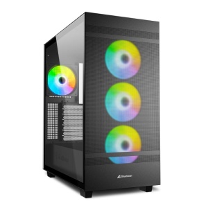 Carcasa Sharkoon C50 BLACK RGB Mid Tower NEGRU - Img 4
