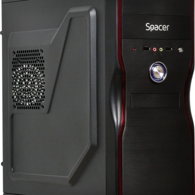 Carcasa SPACER MERCURY Mid Tower NEGRU