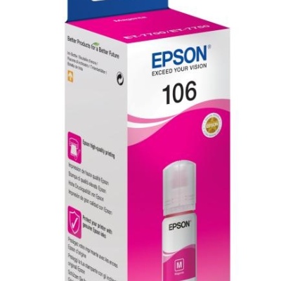 Cartus cerneala Epson 106 ECOTANK , magenta, capacitate 70ml, pentru L7160, L7180. - Img 4