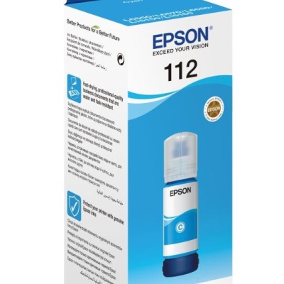 Cartus cerneala Epson 112 ECOTANK , pigment cyan, capacitate 70ml, pentru L6570. - Img 4