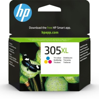 Cartus cerneala HP 3YM63AE Color Nr.305Xl High Yield 3Ym63Ae Original HP Deskjet 2320 Aio - Img 2