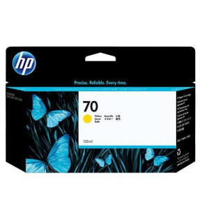 Cartus cerneala HP 70 DESIGNJET yellow C9454A, 130 ml, HP DesignJet SDPro, HP DesignJet Z2100, HP DesignJet Z5200, HP DesignJet Z5400, HPDesignjet Z2100,HP DesignJet Z3200, HP DesignJet Z3100, NR.70