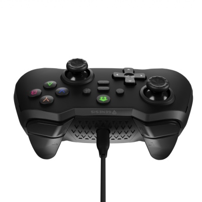 Controller cu fir Genesis Mangan 300, interfata USB, 19 butoane, negru - Img 3