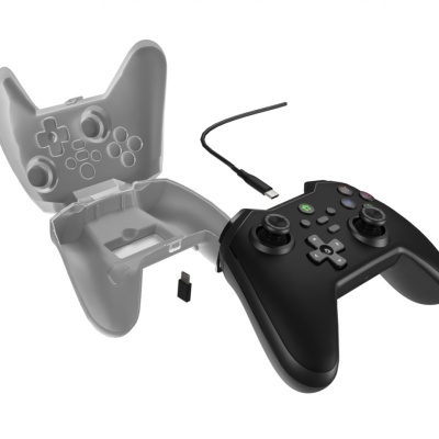 Controller cu fir Genesis Mangan 300, interfata USB, 19 butoane, negru - Img 13