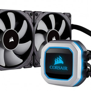Cooler CPU Corsair Hydro Series™ H100i PRO RGB, Racire cu lichid, 240mm, compatibil Intel/AMD