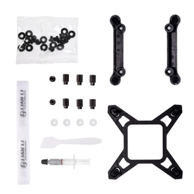 Cooler Lian Li GALAHAD II LCD 360 SL-INF AIO ARGB BLACK, CPU Socket 1700, 1200, 1156, 1155, 1154, 1152, 1151, 1150, AM5, AM4, 3x included fans, Fan Connector 3-pin digital RGB (5V) 4Pin (PWM), noise level 25-29 dB - Img 5