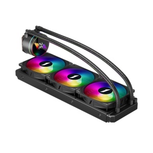 Cooler Procesor 1STPLAYER THUNDERSTORM TS3 360 NEGRU, marime radiator 380mm, 3 ventilatoare ARGB, Viteza ventilatoare 600-1800 RPM +/- 10%, Viteza pompa: 2500 +/- 10%, Suport AMD: AM5/AM4/AM3/AM2/FM3/FM2/FM1, suport INTEL: LGA1700/115x/1366/2011 Airflow: - Img 8