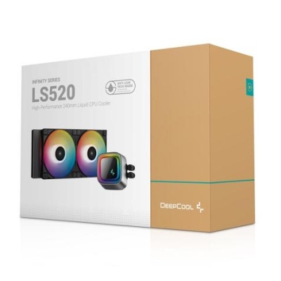 Cooler Procesor DEEPCOOL LS520 NEGRU, marime radiator 120mm, 2 ventilatoare ARGB, Viteza ventilatoare 500-2250 RPM +/- 10%, Viteza pompa: 3100 +/- 10%, Suport AMD: AM4/AM5/sTRX4/sTR4, suport INTEL: LGA 1700/1200/1151/1150/1155/2066/2011-v3/2011, Airflow: - Img 10