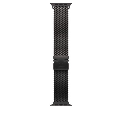 Curea pentru Apple Watch 49mm Black Titanium Milanese Loop - Large