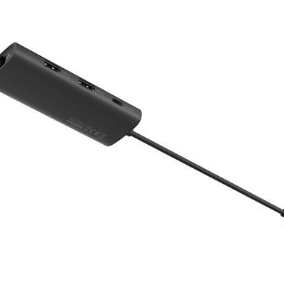 DOCKING Station A4tech universal, 8-in-1, cablu 0.20m, gri - Img 3