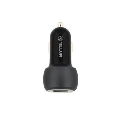 Incarcator auto Tellur FCC8, 6A, 36W (QC 3.0 + QC 3.0), negru - Img 4