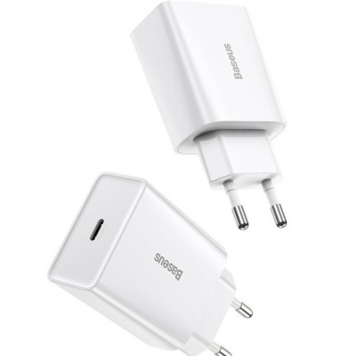 Incarcator retea Baseus Speed Mini, Quick Charge 20W, 1 x USB Type-C 5V/3.0A, alb - Img 10