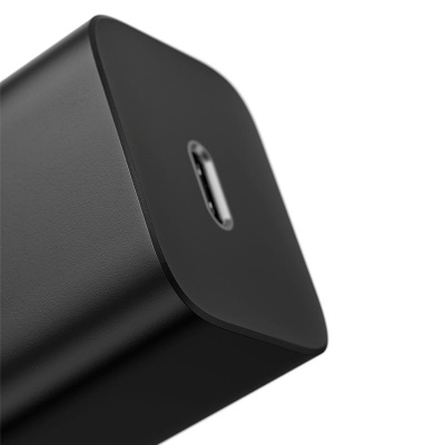 INCARCATOR retea Baseus Super Si, Quick Charge 20W, 1 x USB Type-C 5V/3A max, include cablu USB Type-C la Lightning Iphone 1m, negru - Img 12
