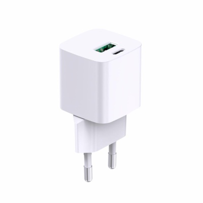 INCARCATOR SERIOUX 30W USB-C & USB-A de perete, Alimentator/încărcător cu USB, Ieșire USB-C: USB-C: 5V/3A, 9V/3A, 12V/2,5A, 15V/2,0A, 20V1,5A (30W) PPS: 3,3V-11V/3,0A, 3,3V-16,0V/2,0A (33W), USB-A: 5V/3A, 9V/2A, 12V/1,5A (18W) USB-C+USB-A: 5V/3A (15W)