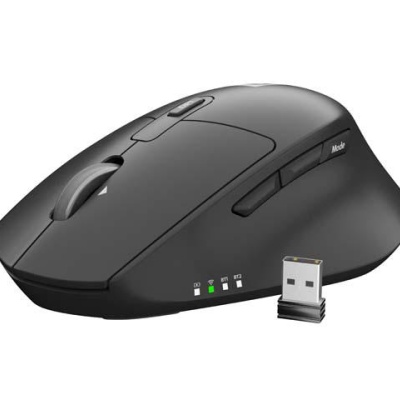Kit Natec NATEC STINGRAY 2, tastatura wireless tip membrana, 109 taste, mouse wireless, rezolutie maxima 1400 DPI, senzor Blue Sense, negru - Img 5