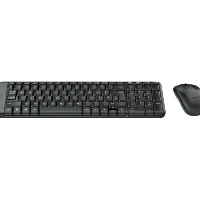 Kit tastatura + mouse Logitech MK220, tastatura fara fir standard, mouse optic, negru - Img 2