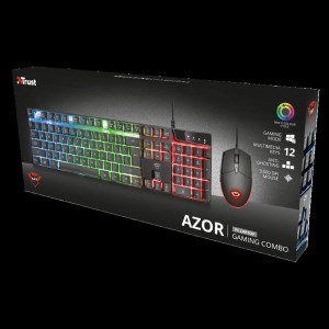 Kit Tastatura + Mouse Trust GXT 838 Azor Gaming Combo, negru - Img 8