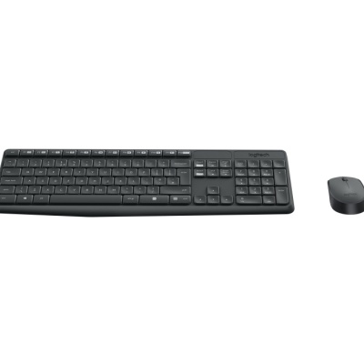 Kit Tastatura + mouse wireless Logitech MK235, interfata USB, distanta de operare pana la 10m, 100 taste, rezolutie mosue 1000 DPI, gri - Img 4