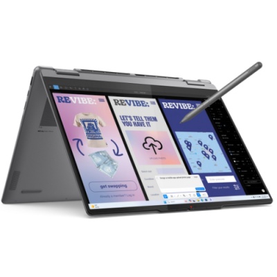 Laptop Consumer Lenovo Yoga 7 14ILL10, cu procesor Intel Core Ultra 7 258V, 14'' OLED Touch, 32 GB LPDDR5x, 1 TB SSD, Intel Arc 140V, Windows 11 Pro