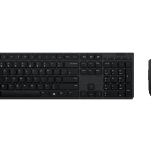 Lenovo Professional Wireless Rechargeable Combo Keyboard and Mouse - Overview and Service Parts; Mouse Resolution: 3-level Adjustable (default at 2400, 1600, 800) ; Levels can be configured via Lenovo Go Central Software up to 4000;Scrolling: 4-way