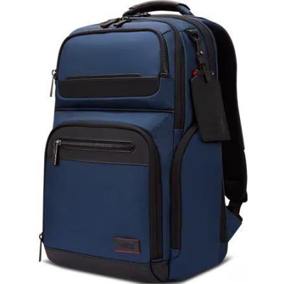 Lenovo ThinkPad Executive 16" Backpack, 22L capacity, 36.2 x 25.3 x 2.2 cm, 1.8kg, Outside Fabric Material: polyester 88%, leather 12%, Navy - Img 2