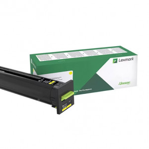 LEXMARK 72K2XYE YELLOW RET PROGRAM TONER, Capacitate 22k pagini, compatibilitate: CS820dte, CS820dtfe, CS820de