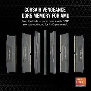 Memorie RAM CORSAIR VENGEANCE 32GB (2x16) DDR5, 6000MHZ, CL30, 1.4V AMD EXPO COOL GREY - Img 12