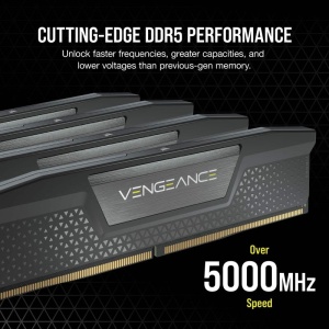 Memorie RAM CORSAIR VENGEANCE 32GB (2x16) DDR5, 6000MHz, CL38, 1.35V, XMP 3.0, negru, Kit of 2 - Img 8