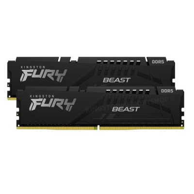 Memorie RAM Kingston FURY Beast, 64GB DDR5, 5600MHz, CL40