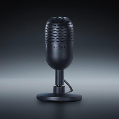 Microfon Razer Seiren V3 Chroma RGB USB, frecventa raspuns 20 Hz - 20000 Hz, sensibilitate -34 dB, negru
