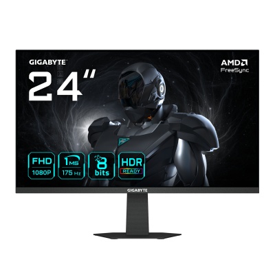 Monitor Consumer GIGABYTE GS24F14A, 23.8", 1920 x 1080 pixeli, Black