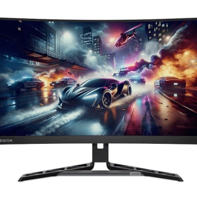 Monitor Gaming 27" Lenovo Legion R27qc-30, LED, Vertical Alignment, 2560x1440; 60Hz; 16:9; Anti-glare; Display color: 16.7 Million; Color Gamut: 45% NTSC, 0.5 ms (MPRT) / 1 ms (Level 4) / 2 ms (Level 3) / 3 ms (Level 2) / 4 ms (Level 1), 350 cd/m² cd/m²,