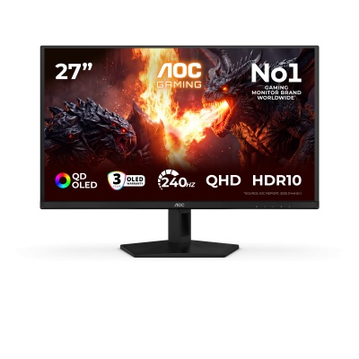Monitor Gaming AOC Q27G41ZDF, 27", 2560 x 1440 pixeli, Black, 3 ani Garantie