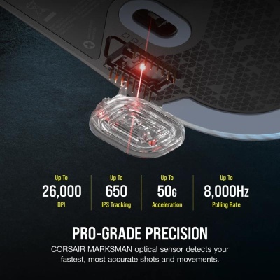 Mouse Gaming CORSAIR M75 LIGHTWEIGHT NEGRU - Img 4