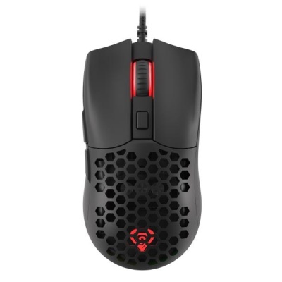 Mouse gaming cu fir Genesis Krypton 750, senzor optic Pixart PAW3333, interfata USB, rezolutie maxima 8000 DPI, numar butoane programabile 6, iluminare RGB, switch mecanic Huano, alb - Img 3