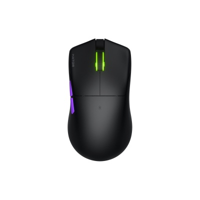 Mouse gaming wireless Hator Pulsar 3 ULTRA 8K+4K, polling rate pana la 8000Hz, senzor Optical PixArt PAW 3950, rezolutie maxima 30000 DPI, switch HATOR® Optical 100M, side switch Kailh 3M, durata de viata baterie in wireless mode pana la 180 de ore, negru - Img 6