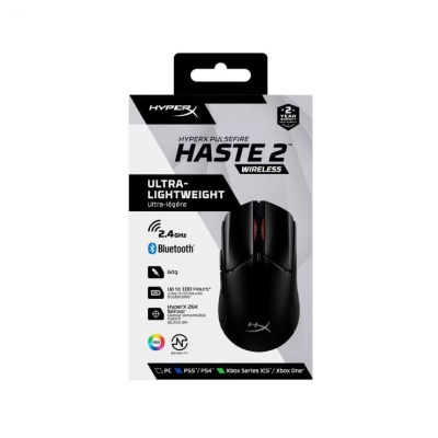 Mouse HP cu fir, HYPERX Pulsefire Haste, Pixart 3327 sensor, DPI pana la 26.000, greutate 254g, Wireless, Black - Img 3