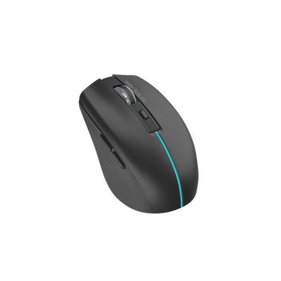 Mouse Serioux Flicker 212, Wireless, Negru, senzor: Optic, DPI: 800/ 1200/ 1600, conexiune: Dongle USB 2,4 GHz, banda de frecventa: 2,4 GHz, baterie integrată litiu de 500 mAh, banda LED, cerințe OS: Win, Mac, Vista - Img 2